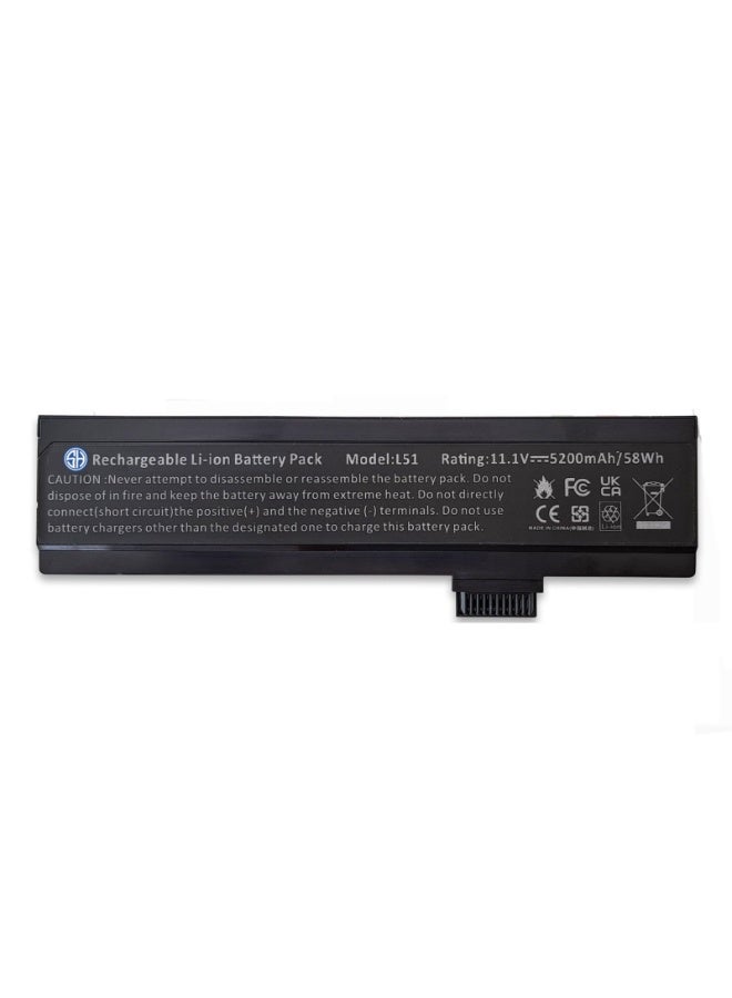 S.H Replacement Laptop Battery – Compatible with  FUJITSU SIEMENS UNYWILL/l51-4s2200-c1s5 23GL1GF0F-8A 3S4000-C1S3-04   3S4000-G1P3-04   3S4000-G1S2-04   3S4000-S1P3-04   3S4000-S1S3-04   3S4400-XXXX-04   805N00045   L50-3S4000-C1L1   L50-3S4000-C1S1   L50-3S4000-C1S2   L50-3S4000-S1P3   L50-3S4400-S1S5   L51-3S4000-G1L1   L51-3S4000-S1P1   L51-3S4400-C1L3   L51-3S4400-G1P3   L51-3S4400-S1S5   WP-UNL50/3   1820      1510     2510      1505     1506     2512     2515
